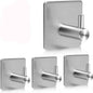 4-Pack: Heavy Duty Durable 304 Stainless Steel Wall Hangers