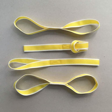 4-Pack: OxGord LTDS-YW American Eagle Soft Loop Tie-Down Straps
