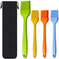 4-Pack: Silicone Basting Pastry Brush