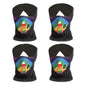 4-Pack: Unisex Rainbow Winter Ski Mask