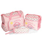 4-Piece: Baby Diaper Tote Bag Set