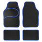 4-Piece: Mod Non-Slip Carpet Floor Mat Set