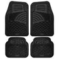 4-Piece: OxGord Universal Fit Heavy-Duty Rubber Car-Floor Mats Set