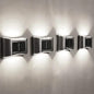4-Piece: Solar Outdoor 6 LED Waterproof Wall Lights