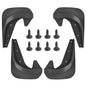 4-Piece: Universal Fit Car Mudguard Flaps