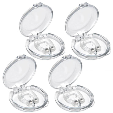4-Pieces: Magnetic Nose Clip Anti Snoring Device