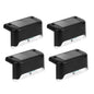 4-Pieces: Solar Powered LED Step Lights