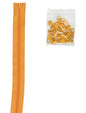 4 yards of 16mm #4.5 Zipper Chain and 16 Ex-Large Papaya