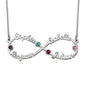 Eight Character Necklace, Infinite Name, Customized Jewelry