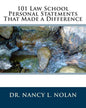 101 Law School Personal Statements That Made a Difference - Paperback