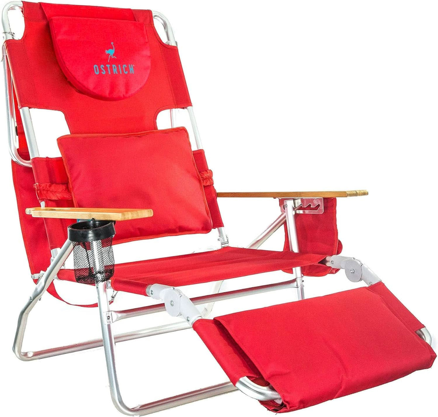 Deluxe Lightweight Reclining Lounge Chair with Footrest