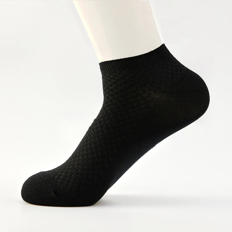 Mens Casual Soft And Breathable Mid-calf Socks