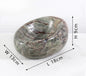 French Wabi-Sabi Marble “Bird’s Nest” Tray – Stone Jewelry & Sundry Dish (18×13×9cm)