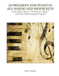 24 Preludes for Piano in All Major and Minor Keys: In the Style of Bach's "Prelude in C Major" from The Well-Tempered Clavier - Paperback