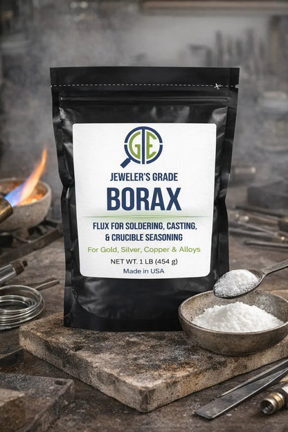 GTE Borax Acid for Gold Refining – 8 oz or 2 lb Bag| Flux for Melting & Oxidation Protection