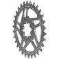 Wolf Tooth Direct Mount Chainring - 30t SRAM Direct Mount Drop-Stop B For SRAM 8-Bolt Cranksets 3mm Offset Raw Silver