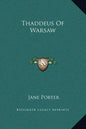 Thaddeus of Warsaw - Hardcover
