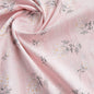 Japanese Small Floral Jacquard Embroidered Cotton Fabric