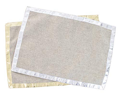Fennco Styles Classic Solid Color Design Table Placemats