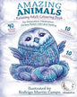 RELAXING Adult Coloring Book: Amazing Animals - Paperback