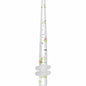 8G Clear Acrylic Glitter Cherry Confetti Taper