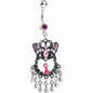 Antique Butterfly Chandelier Belly Ring