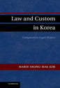 Law and Custom in Korea - Hardcover