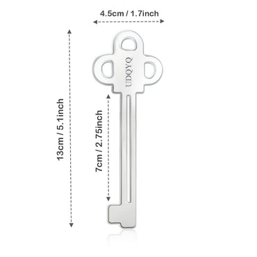 UDQYQ Stainless Steel Tube Squeezer Key 3 Pieces Silver Metal Dispenser