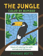 The Jungle: Color by Number: Hours of fun coloring animals and dinosaurs - Paperback