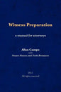 Witness Preparation: A manual for attorneys - Paperback