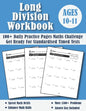 Long Division Workbook Year 6 - KS2: 100 Days of Practice Pages Timed Tests - Division With Remainders (Answers Included) - Ages 10-11 - Paperback
