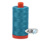 4182 Dark Turquoise Aurifil Cotton 50wt Large Spool