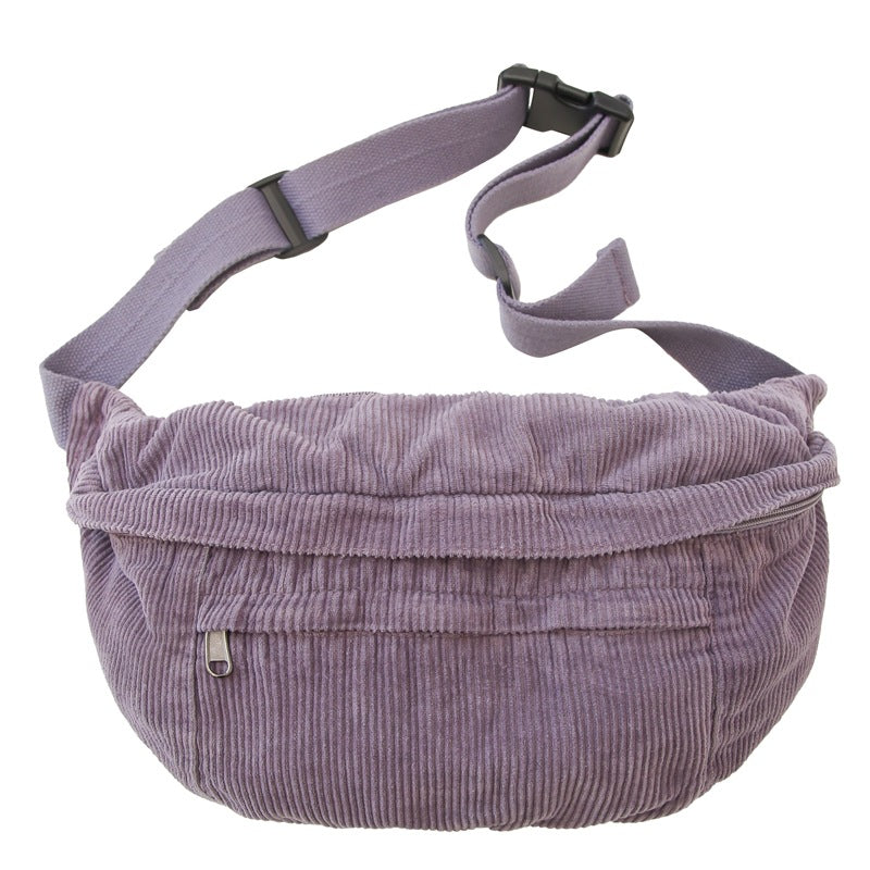 Corduroy Canvas Bag Large-capacity Casual Shoulder And Crossbody Bag
