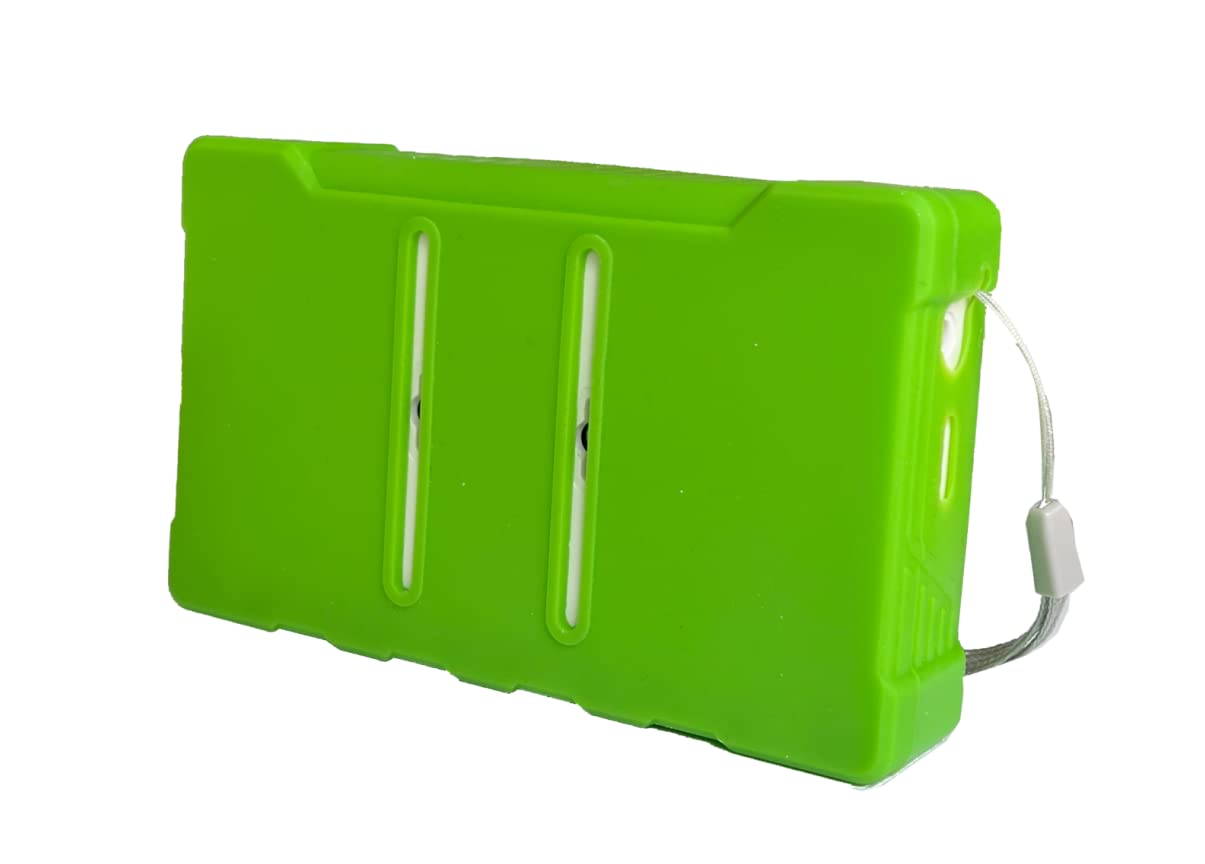 GQ GMC Digital Geiger Counter Nulcear Radiation Detector Drop-Proof Silicone Case (Black, Green, Yellow) (Black)