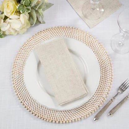 Fennco Styles Classic Everyday Design Solid Color Tablecloth