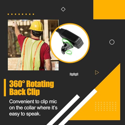 Retevis RB48 Waterproof Walkie Talkies, Heavy Duty Two Way Radio, Advanced Triple Proof, Vibration Call, USB-C, SOS,2000mAh, NOAA, 2 Way Radio(2 Pack) Yellow