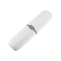 VOCOSTE Toothbrush Travel Case Plastic White 7.87x2.17 Inches