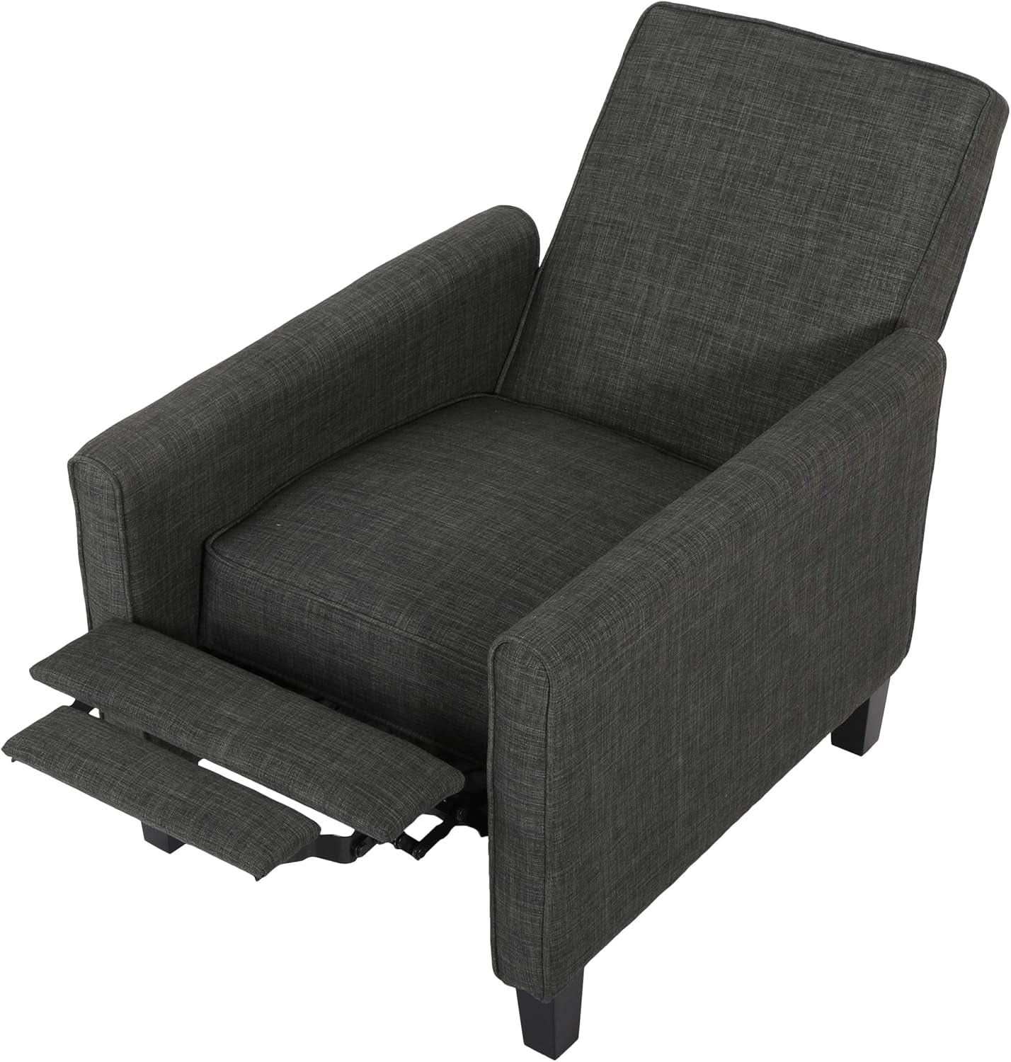 Emmie Fabric Recliner Set Of 2 Moss Gray Recliners
