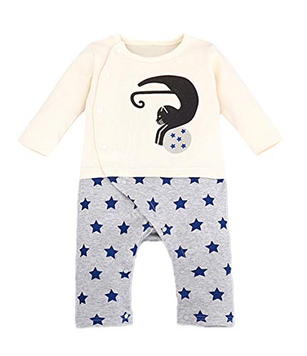 stylesilove Baby Circus Animal Print Romper