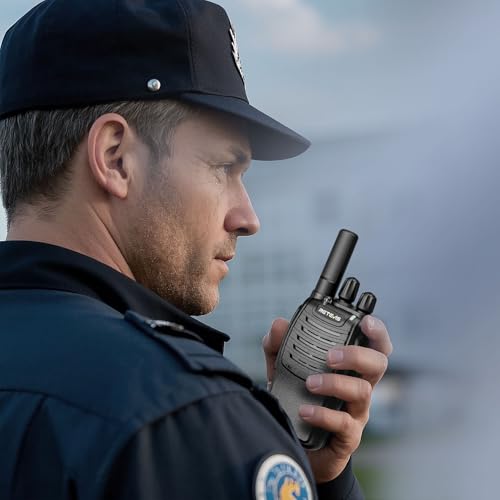 Retevis H-777 2 Way Radios, Walkie Talkies for Adults, Rechargeable Long Range Two Way Radio, Shock Resistant, Short Antenna for Business Education(10 Pack)