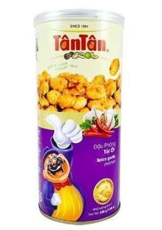 Roasted Peanut with Spicy Garlic - Peanut Pops - Fresh and Natural, Special Delicious - Net WT: 250g (8.8Oz.)