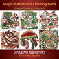 Magical Abstracts Coloring Book: Magical Designs - Paperback