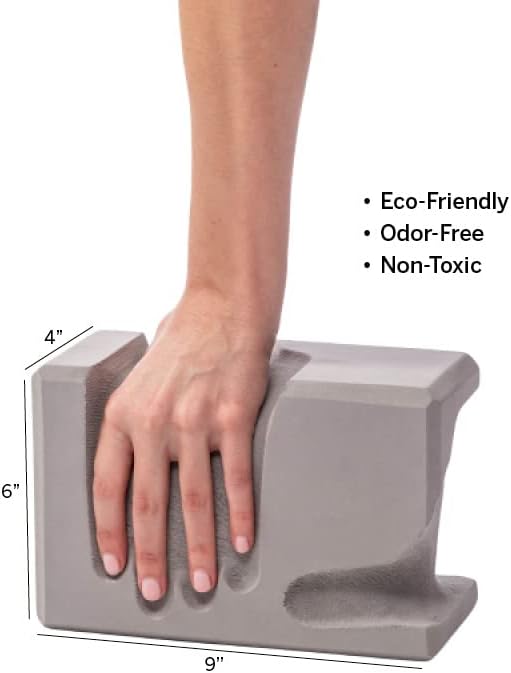 WRIST Buddy® Yoga Blocks 2 Pack | Reduces and Prevents Wrist Pain, Enhances Comfort Stability and Grip Strength on the Blocks | Hand-Shaped Blocks | EVA Yoga Accessories Set | Best Gifts for Yoga
