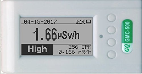 GQ GMC-500 Geiger Counter Nuclear Radiation Detector Beta Gamma X-Ray Dosimeter