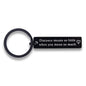 yaozeio Long Distance Relationship Keychain Gift for Couples Black Unisex