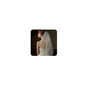Cliory Pearl Veil Glitter Bride Wedding Short Veil White