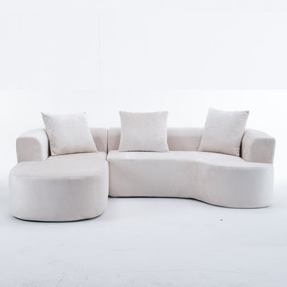 Modular Sectional Sofa With L Shape Chaise With Deep Seat