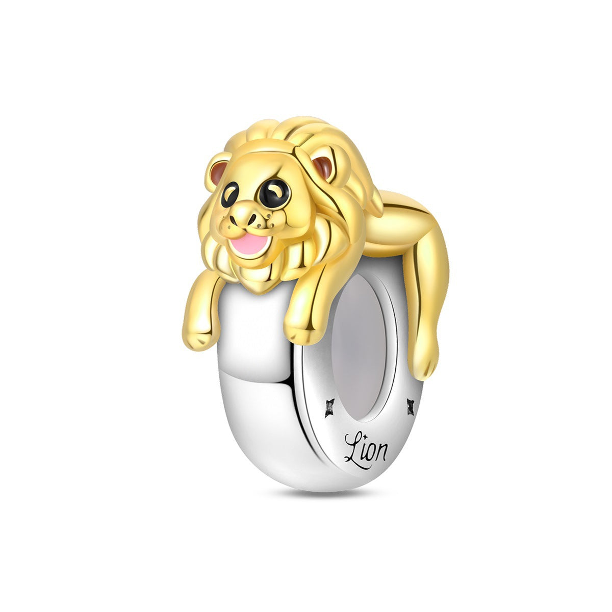 DIY Bracelet Accessories Lion Spacer Beads
