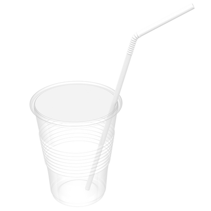 Dynarex Flexible Plastic Drinking Straws (10000 Count)