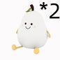 LED Pear Fruit Night Light USB Rechargeable Dimming Touch Silicone Table Lamp Bedroom Bedside Decoration Couple Gift Boby Light